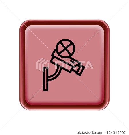 CCTV icon design template CCTV icon design template 124319602