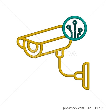 CCTV icon design template CCTV icon design template 124319715