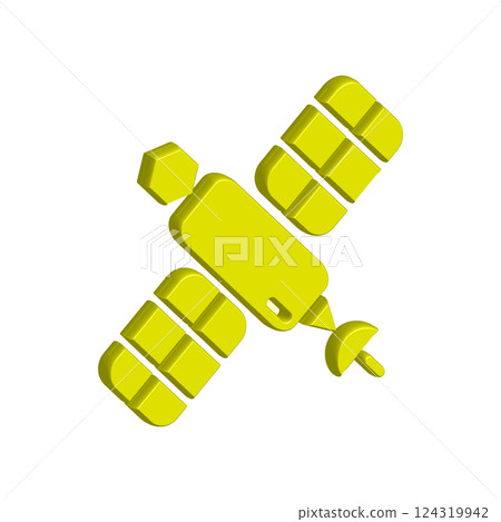 Satellite icon design template Satellite icon design template 124319942