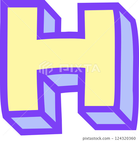 英文字母大寫字母 H 124320360