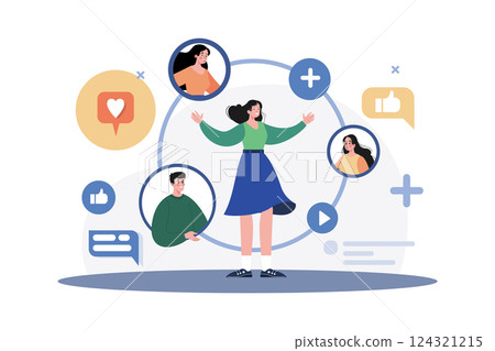 Empty States Illustration concept on white background Empty States Illustration concept on white background 124321215