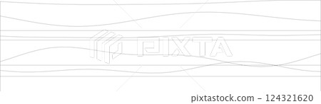 Abstract black line patterns on white background: linear art and geometric design Abstract black line patterns on white background: linear art and geometric design 124321620