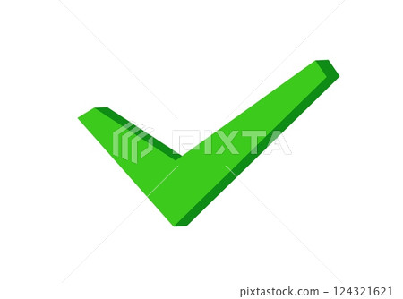 Green checkmark icon for success and confirmation Green checkmark icon for success and confirmation 124321621