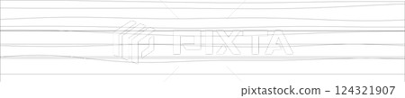 Abstract black and white line art pattern with wavy stripes and geometric shapes Abstract black and white line art pattern with wavy stripes and geometric shapes 124321907
