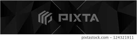 Abstract geometric black polygonal background for modern design and artistic projects 124321911