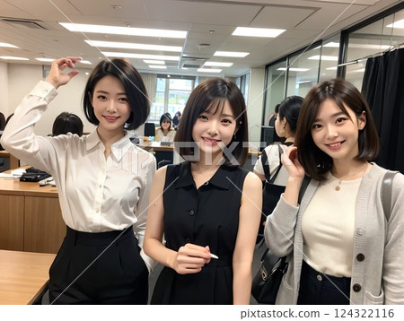 女商人，在辦公室 124322116