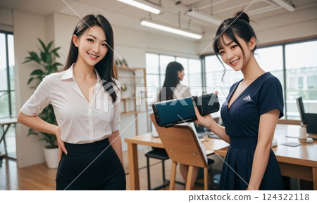 女商人，在辦公室 124322118