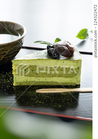 Matcha cake Matcha sweets 124322472