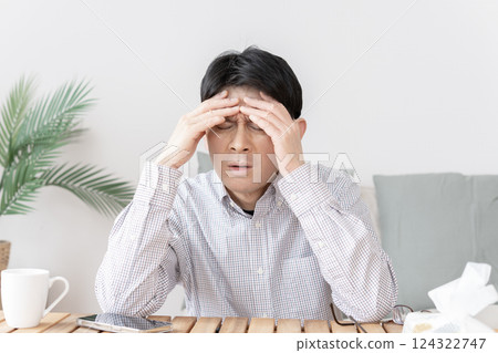 男人身體不好,頭痛 男人身體不好,頭痛 124322747