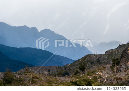Hiking the W-Trek in Torres Del Paine 124322965