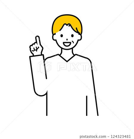 上身pose_簡單的老人03 上身pose_簡單的老人03 124323481