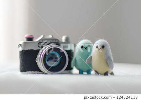 毛氈相機和海豹(3D) 毛氈相機和海豹(3D) 124324118