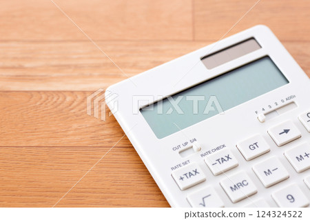 Wooden floor cushion and calculator Wooden floor cushion and calculator 124324522