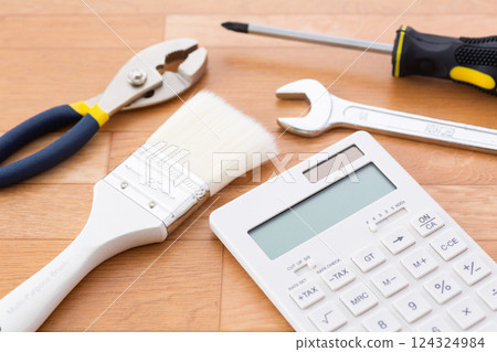 DIY 工具、金屬加工材料和計算器 DIY 工具、金屬加工材料和計算器 124324984