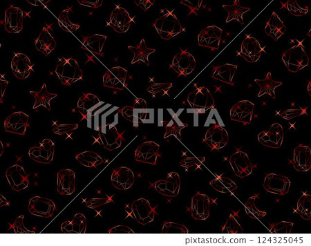 切割玻璃圖案，10 紅色 B 124325045