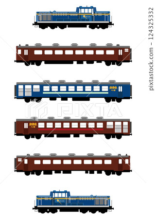 DL Daiki 14 series + 2 12 series observation cars + 14 series illustration set DL Daiki 14 series + 2 12 series observation cars + 14 series illustration set 124325332