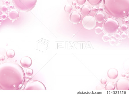 Pink bubble background Pink bubble background 124325856