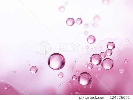 粉紅色泡泡的集合 124326061