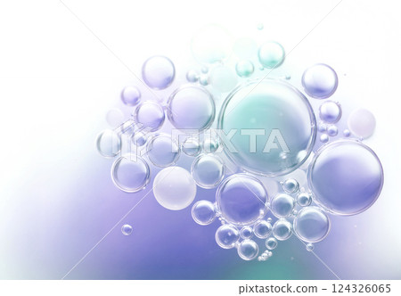 A collection of light blue and green bubbles A collection of light blue and green bubbles 124326065