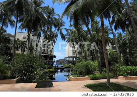 View from the courtyard at Tanjung Rhu Resort, Langkawi 124327930