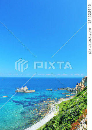 Hokkaido Blue Island and Blue Sea Island Takeshi Coast Hokkaido Blue Island and Blue Sea Island Takeshi Coast 124328446