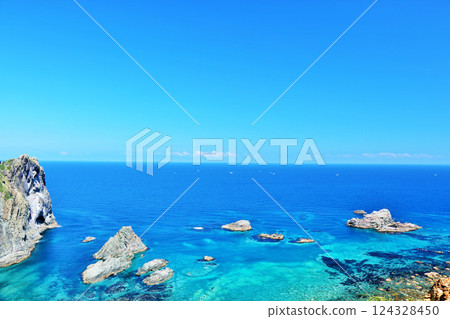 Hokkaido Blue Island and Blue Sea Island Takeshi Coast Hokkaido Blue Island and Blue Sea Island Takeshi Coast 124328450