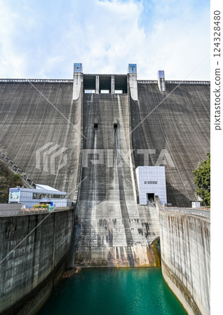Miyagase Dam in Kanagawa Prefecture 124328480