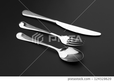 Fork knife and spoon Fork knife and spoon 124328620