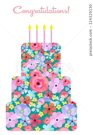 三層蛋糕 124329130