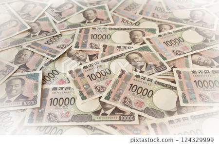 10,000 日圓鈔票背景 背景資料 鈔票 (Eiichi Shibusawa) 現金 124329999