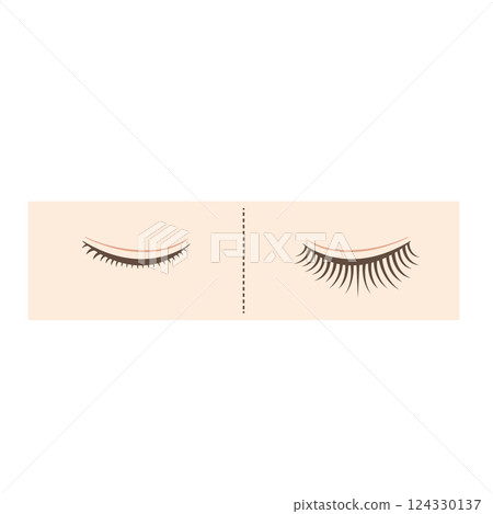 眼妝前後對比 124330137