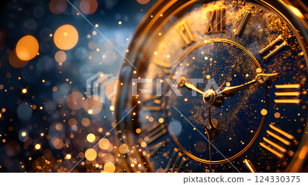 Christmas colorful background in futuristic digital style for your design. AI Generated Christmas colorful background in futuristic digital style for your design. AI Generated 124330375