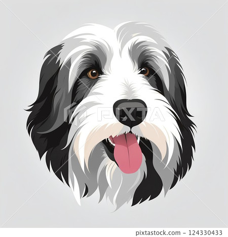 長須牧羊犬的溫順天性 124330433