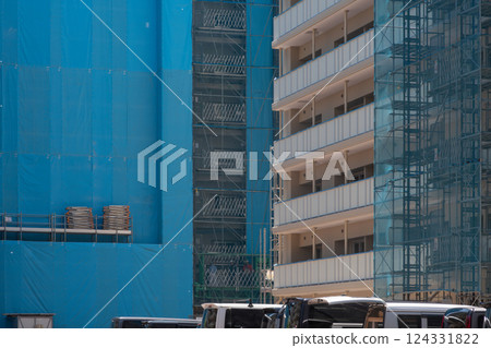 Apartment under construction Apartment under construction 124331822