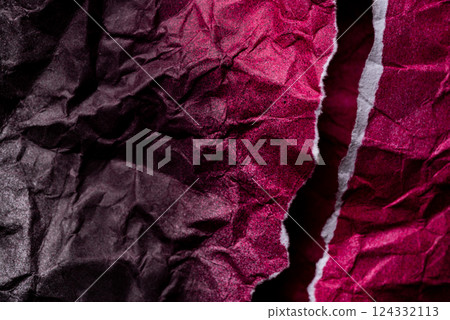 Torn red paper background 124332113