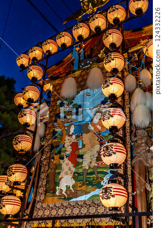 Spring Takayama Festival Night Festival Floats and Lanterns Hida Takayama April 124332226