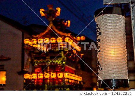 Spring Takayama Festival Night Festival Floats and Lanterns Hida Takayama April 124332235