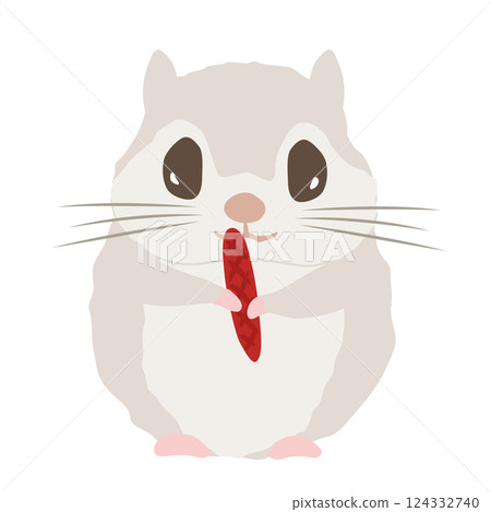 Flying squirrel illustration material Flying squirrel illustration material 124332740