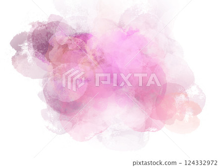 Abstract watercolor pattern background material 124332972