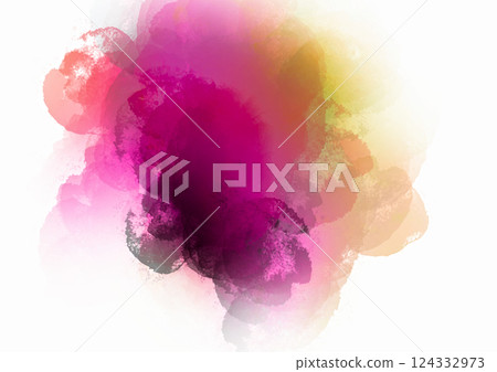 Abstract watercolor pattern background material 124332973
