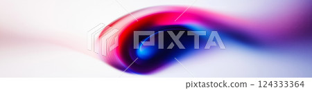 Abstract red and blue swirling shape on white background Abstract red and blue swirling shape on white background 124333364