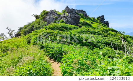Hiuchi and Myoko mountain climbing in summer (Mt. Myoko North Peak to South Peak) Hiuchi and Myoko mountain climbing in summer (Mt. Myoko North Peak to South Peak) 124333913