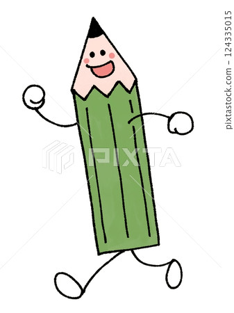 Pencil Characters 124335015