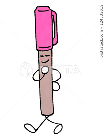 Highlighter marker characters 124335018