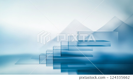 Clean and minimal 3D objects 124335662