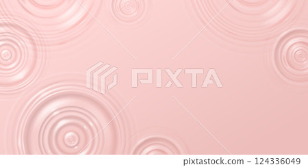 Water surface with concentric ripples Water surface with concentric ripples 124336049