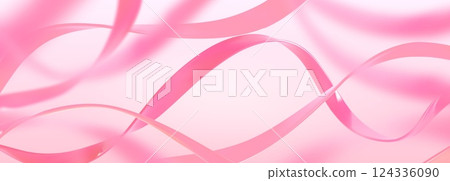 Pink ribbon abstract background Pink ribbon abstract background 124336090