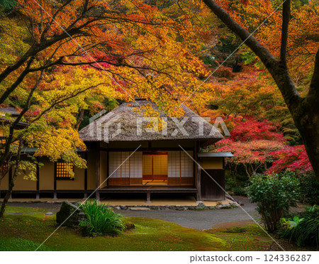 Japanese old houses 124336287