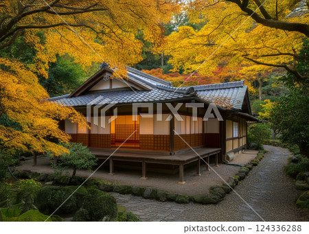 Japanese old houses 124336288