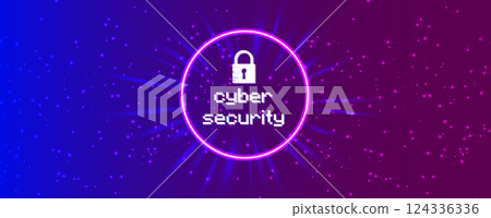 Cyber security lock icon background Cyber security lock icon background 124336336
